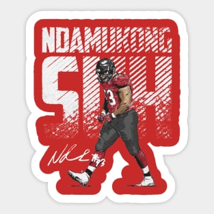 Ndamukong Suh Tamba Bay Bold Sticker